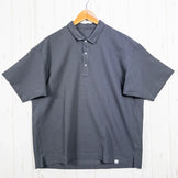 Men's Large Gray Ridge Mountain Gear Comfy Pullover Short Sleeve Shirt, Charcoal Slate Polyester