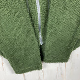 男女通用大号绿色 Omm Core 抓绒外套，运动抓绒，保暖透气，涤纶材质，外套，夹克，抓绒，z00053959