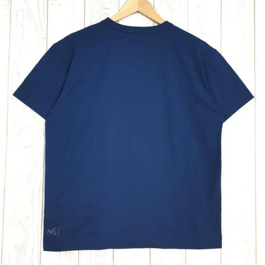 【Men's S ネイビー系】 Millet ( ミレー ) バックパッカー プリント Tシャツ MIV01719 Men's 化繊 ショートスリーブTシャツ クルーネック インナー シャツ トップス ウェア - 【公式】2ndGEAR（セカンドギア）Webショップ【登山用品・アウトドア用品専門 買取販売店】