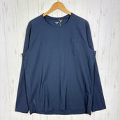 【Men's L ネイビー系】 Houdini ( フーディニ ) メンズ カバークルー ロングスリーブ M's Cover Crew Long Sleeve 258694 Blue illusion z00058230 Blue illusion 化繊 ロングスリ