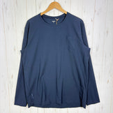 【Men's L ネイビー系】 Houdini ( フーディニ ) メンズ カバークルー ロングスリーブ M's Cover Crew Long Sleeve 258694 Blue illusion z00058230 Blue illusion 化繊 ロングスリ