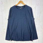 【Men's L ネイビー系】 Houdini ( フーディニ ) メンズ カバークルー ロングスリーブ M's Cover Crew Long Sleeve 258694 Blue illusion z00058230 Blue illusion 化繊 ロングスリ