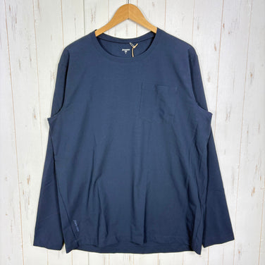 【Men's L ネイビー系】 Houdini ( フーディニ ) メンズ カバークルー ロングスリーブ M's Cover Crew Long Sleeve 258694 Blue illusion z00058230 Blue illusion 化繊 ロングスリ