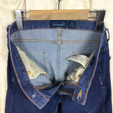 【Women's 26 ブルー系】Patagonia ( パタゴニア ) スリム ジーンズ Slim Jeans ストレッチ デニムパンツ 55120 International Women's コットン ロングパンツ ボトムス ウェア - 【公式】2ndGEAR（セカンドギア）Webショップ【登山用品・アウトドア用品専門 買取販売店】