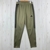 [Men's M Beige] Adidas AEROREADY Sereno Slim Tapered Cut 3-Stripes Pants Orbit Green Polyester
