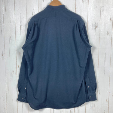 【Men's XL ブラック系】 Bring ( ブリング ) ドライコットニー スタンドカラー シャツ Drycottony Stand Collar Shirt ポリエステル ウェア トップス インナー シャツ ロングスリーブTシャツ クルーネック 化繊 z000