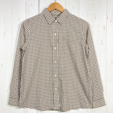 【Women's M ブラウン系】 The North Face ( ザ・ノースフェイス ) ロングスリーブ ヒデンバリー シャツ L/S Hidden Valley Shirt NRW11966 Asian Women's  化繊 ロングスリーブシャツ インナー シャ