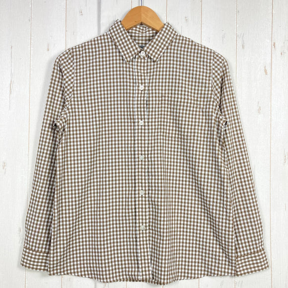 【Women's M ブラウン系】 The North Face ( ザ・ノースフェイス ) ロングスリーブ ヒデンバリー シャツ L/S Hidden Valley Shirt NRW11966 Asian Women's  化繊 ロングスリーブシャツ インナー シャ