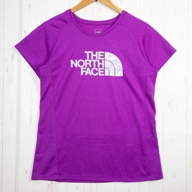 【Women's XL パープル系】 The North Face ( ザ・ノースフェイス ) ショートスリーブ アルファドライ ロゴ クルー S/S ALPHADRY Logo Crew ポリエステル ウェア トップス インナー シャツ ショートスリーブTシャツ クルー - 【公式】2ndGEAR（セカンドギア）Webショップ【登山用品・アウトドア用品専門 買取販売店】
