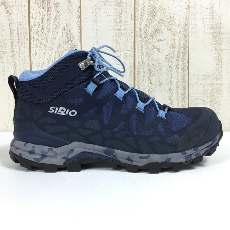 [Women's 23.0cm Navy] Sirio PF156-3 Women's Gore-Tex Light Trekking Shoes Speed ​​Hike Fast Hike PF156-3 Women's IND Indigo Hiking Shoes Footwear