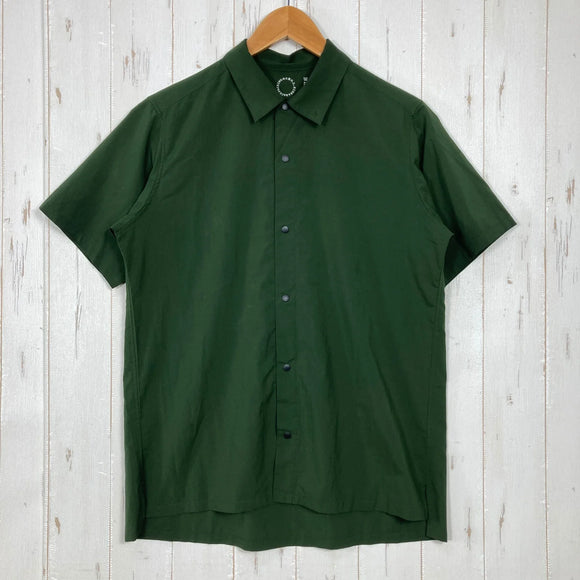 【Men's S グリーン系】 Yamatomichi ( 山と道 ) UL ショートスリーブ シャツ UL Short Sleeve Shirt			 ポリエステル ウェア トップス インナー シャツ ショートスリーブシャツ 化繊 z00060595  化繊 ショ
