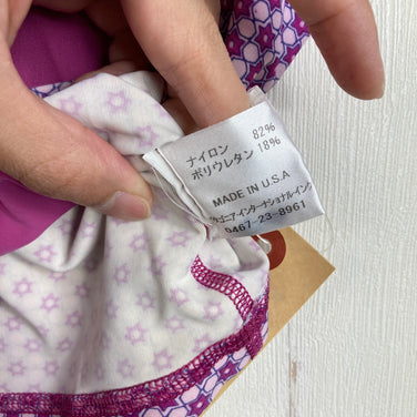 【Girl's XXS パープル系】 2011 Patagonia ( パタゴニア ) スイム シャツ ラッシュガード Swim Shirt Rush Guard ウェア トップス インナー シャツ ショートスリーブシャツ 化繊 z00058128  化繊 ショートスリー