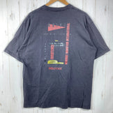 【Men's L Black】 Marmot Piece Dyeing S/S T-Shirt Cotton Wear Tops Inner Shirt Short Sleeve T-shirt Crew Neck Cotton