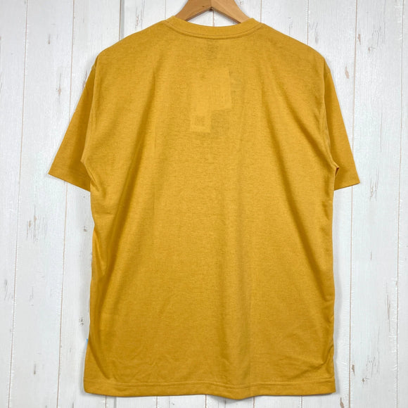 【Men's M イエロー系】 Montbell ( モンベル ) ブリーズ スパン T ポリエステル ウェア トップス インナー シャツ ショートスリーブTシャツ クルーネック 化繊 z00053642  化繊 ショートスリーブTシャツ クルーネック インナー シ