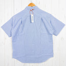 【Women's M ブルー系】 Ridge Mountain Gear ( リッジマウンテンギア ) ベーシック ショートスリーブシャツ ストライプ Basic Short Sleeve Shirt Stripe Blue / White ポリエステル ウェア トッ-2