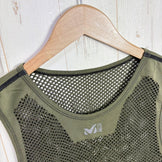 【Men's L/XL グリーン系】 Millet ( ミレー ) ドライナミック メッシュ ノースリーブ クルー Drynamic Mesh NS Crew ウェア トップス インナー シャツ タンクトップ ノースリーブシャツ z00058908  タンクトップ ノース