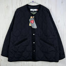 【Women's M ブラック系】 Wildthings ( ワイルドシングス ) キルティング ノーカラー ジャケット Quilting No Collar Jacket WTL24105SN BLACK z00056184 BLACK 化繊インサレーション アウター-1