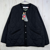 【Women's M ブラック系】 Wildthings ( ワイルドシングス ) キルティング ノーカラー ジャケット Quilting No Collar Jacket WTL24105SN BLACK z00056184 BLACK 化繊インサレーション アウター