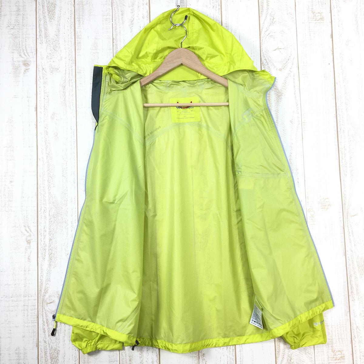 【Men's S イエロー系】 Outdoor Research ( アウトドアリサーチ ) ヘリウム レイン ジャケット Helium Rain Jacket パーテックスシールド防水透湿 レインシェル フーディ 275386/19842910 Internati