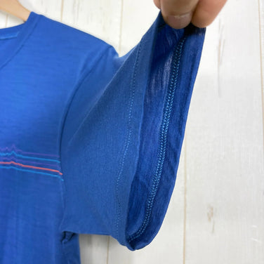 【Men's S ブルー系】 2021 Patagonia ( パタゴニア ) キャプリーン クール メリノ ブレンド グラフィック シャツ Capilene Cool Merino Blend Graphic Shirt FISU メリノウール ウェア トップス