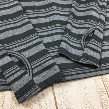 【Women's M グレー系】Moon Climbing ( ムーン クライミング ) ロングスリーブ クイックドライ ボーダー Tシャツ Long Sleeve Quickdry Border T-Shirt International Women's 化繊 ロングスリーブTシャツ クルーネック インナー シャツ トップス ウェア - 【公式】2ndGEAR（セカンドギア）Webショップ【登山用品・アウトドア用品専門 買取販売店】