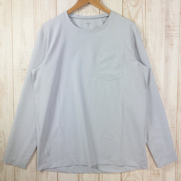 【Men's M グレー系】 Houdini ( フーディニ ) カバー クルー Cover Crew ポリエステル ウェア トップス インナー シャツ ロングスリーブTシャツ クルーネック 化繊 z00050315 化繊 ロングスリーブTシャツ クルーネック - 【公式】2ndGEAR（セカンドギア）Webショップ【登山用品・アウトドア用品専門 買取販売店】