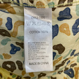 Women's Medium Beige Chums Original Pattern Cotton Shirt, Cotton Tops, Undershirt, Short Sleeve Shirt, Cotton z00053170