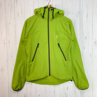 【Men's XS グリーン系】 Haglofs ( ホグロフス ) ボア フード Boa Hood ソフトシェル フーディ ジャケット ナイロン ウェア トップス アウター ジャケット ソフトシェル z00060385  ソフトシェル アウター ジャケット トップス