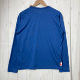 【Unisex M ブルー系】 HERENESS（ヒアネス） ドライ ウール ティーシャツ ロングスリーブ DRY WOOL T-SHIRT LONG SLEEVE ウール混 / NIKKE AXIO ウール ウェア トップス インナー シャツ ロングスリーブTシャ