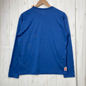 【Unisex M ブルー系】 HERENESS（ヒアネス） ドライ ウール ティーシャツ ロングスリーブ DRY WOOL T-SHIRT LONG SLEEVE ウール混 / NIKKE AXIO ウール ウェア トップス インナー シャツ ロングスリーブTシャ
