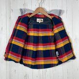 【Kid's 120 ネイビー系】 The North Face ( ザ・ノースフェイス ) フーデッド ジャック シャツ Hooded Jac Shirt コットン ウェア トップス インナー シャツ ロングスリーブシャツ コットン z00056695  コットン ロ