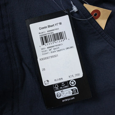 【Men's XS ネイビー系】 Arcteryx ( アークテリクス ) クロニン ショートパンツ 11 インチ Cronin Shorts 11 Inch ソフトシェル ショーツ X000007993 International Men's ソフトシェル ショー - 【公式】2ndGEAR（セカンドギア）Webショップ【登山用品・アウトドア用品専門 買取販売店】