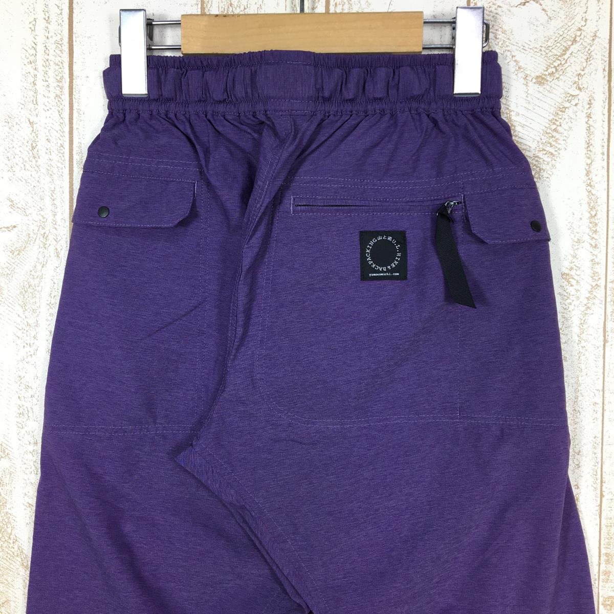 [Women's S Purple] Yamatomichi (Yama to Michi) Light 5-Pocket Pants Hard to find Women's Synthetic long pants Bottoms Wear