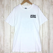 【Men's S ホワイト系】 American Backcountry ( アメリカンバックカントリー ) マウントレーニアtシャツ希少なアウトドアtシャツ 生産終了モデル International Men's コットン ショートスリーブTシャツ クルーネック - 【公式】2ndGEAR（セカンドギア）Webショップ【登山用品・アウトドア用品専門 買取販売店】