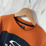 【Men's S オレンジ系】 Oakley ( オークリー ) フリーライド RC ショートスリーブ Free Ride RC Short Sleeve Ginger ポリエステル ウェア トップス インナー シャツ ショートスリーブTシャツ クルーネック 化繊