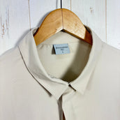 【Men's L アイボリー系】 Houdini ( フーディニ ) メンズ コスモ シャツ Men's Cosmo Shirt 238724 Foggy Mountain z00058226 Foggy Mountain 化繊 ショートスリーブシャツ インナー シャ