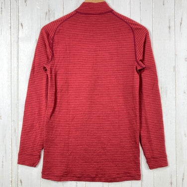 【Men's M Red】 Montbell Super Merino Wool EXP. High Neck Shirt Merino Wool Wear Top Inner Shirt Long Sleeve Shirt Wool z00057546 Wool Long Sleeve Shirt Inner Shirt