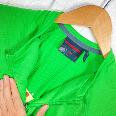 【Women's M グリーン系】 Mammut ( マムート ) ポーラテック パワードライ フリース ハーフジップ Tシャツ Polartec PowerDry Fleece Half Zip T-Shirt ポリエステル ウェア トップス インナー シャツ ショー