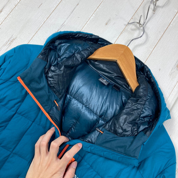 【Men's M ネイビー系】 Montbell ( モンベル ) イグニス ダウン パーカ Ignis Down Parka 1000フィルパワー EXダウン / WINDSTOPPER ダウン ウェア トップス アウター ジャケット ダウンインサレーション GO