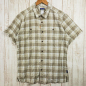 【Men's M ベージュ系】 2014 Patagonia ( パタゴニア ) マイグレーション ヘンプ シャツ Migration Hemp Shirt WLKH 入手困難 ヘンプ ウェア トップス インナー シャツ ショートスリーブシャツ コットン z0005 - 【公式】2ndGEAR（セカンドギア）Webショップ【登山用品・アウトドア用品専門 買取販売店】