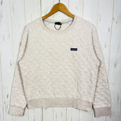 【Women's M ベージュ系】 2018 Patagonia ( パタゴニア ) オーガニック コットン キルト クルー Organic Cotton Quilt Crew CALC オーガニックコットン ウェア トップス アウター ジャケット コットン z0005
