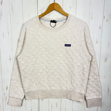 【Women's M ベージュ系】 2018 Patagonia ( パタゴニア ) オーガニック コットン キルト クルー Organic Cotton Quilt Crew CALC オーガニックコットン ウェア トップス アウター ジャケット コットン z0005