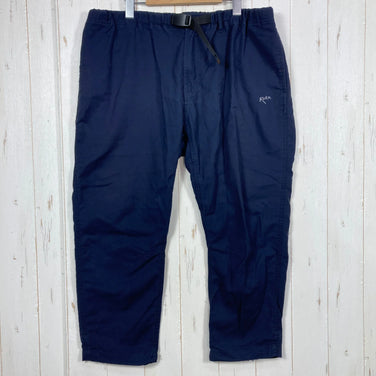 【Men's XL ネイビー系】 Rokx ( ロックス ) ライト トレック クロップスパンツ LIGHT TREK CROPS PANTS Dark Navy コットン ウェア ボトムス ロングパンツ コットン z00057249 Dark Navy コットン ロ