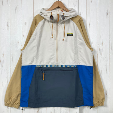 【Men's M ベージュ系】 Llbean ( エルエルビーン ) マウンテン クラシック アノラック Mountain Classic Anorak マルチカラー ナイロン ウェア トップス アウター ジャケット ウィンドシェル z00060193 マルチカラー