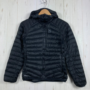 【Women's XS ブラック系】 Haglofs ( ホグロフス ) エッセンス ダウン フード ESSENS DOWN HOOD ダウン ウェア トップス アウター ジャケット ダウンインサレーション z00053490  ダウンインサレーション アウター ジャケッ