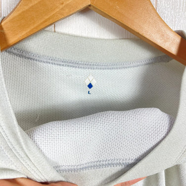 Montbell Wickron ZEO T Men's Size L Ivory - Polyester Short Sleeve Crew Neck T-Shirt, Synthetic Fiber, Short Sleeve T-Shirt, Crew Neck, Synthetic Fiber, z00053625