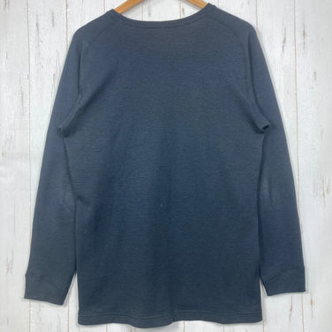 【Men's XL ブラック系】 Montbell ( モンベル ) ジオライン EXP.ラウンドネックシャツ ポリエステル ウェア トップス インナー シャツ ロングスリーブTシャツ クルーネック 化繊 z00058441  化繊 ロングスリーブTシャツ クルーネッ