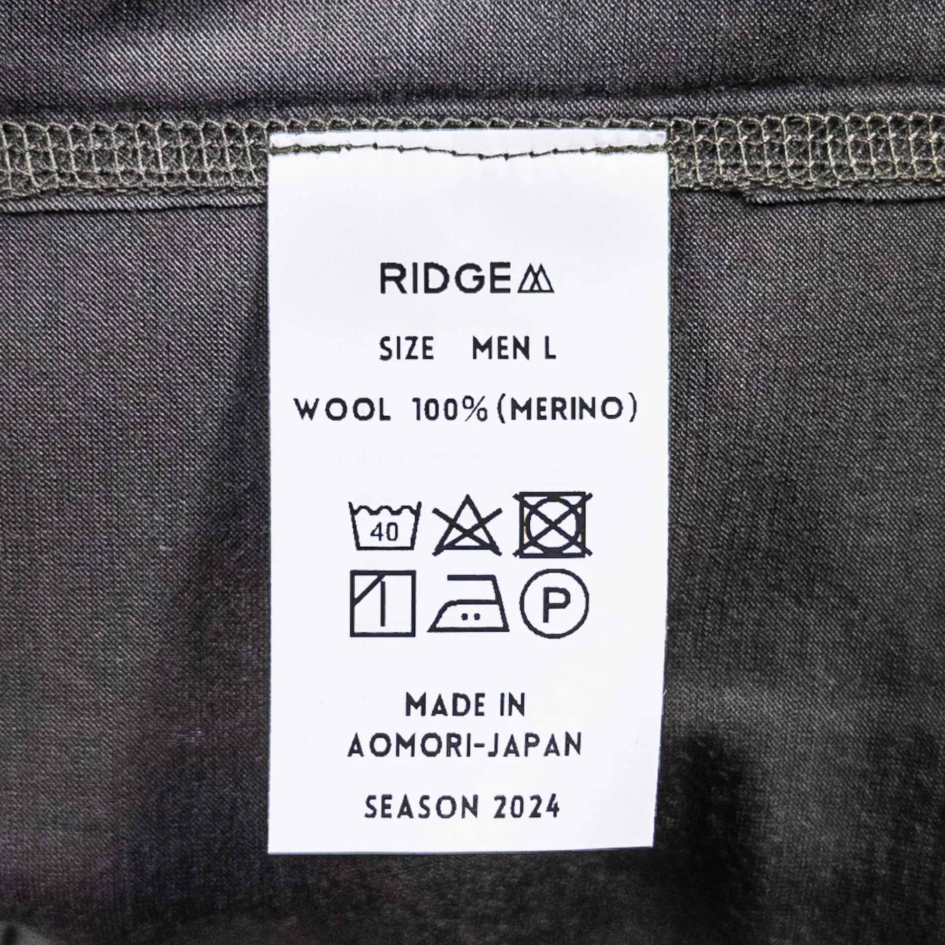 【Men's Ｓ グレー系】 Ridge Mountain Gear ( リッジマウンテンギア ) メリノ ベーシック ティー Merino Basic Tee Moss Gray メリノウール ウェア トップス インナー シャツ ロングスリーブTシャツ クルーネ - 【公式】2ndGEAR（セカンドギア）Webショップ【登山用品・アウトドア用品専門 買取販売店】