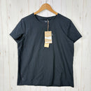【Women's M ブラック系】 Houdini ( フーディニ ) ウィメンズ カバー ティー W's Cover Tee 840016 TRUE BLACK z00055978 TRUE BLACK 化繊 ショートスリーブTシャツ クルーネック インナー シャツ-1