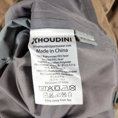 【Men's M ベージュ系】 Houdini ( フーディニ ) コーナー ジャケット Corner Jacket ポリエステル Men's ハードシェル アウター ジャケット トップス ウェア - 【公式】2ndGEAR（セカンドギア）Webショップ【登山用品・アウトドア用品専門 買取販売店】